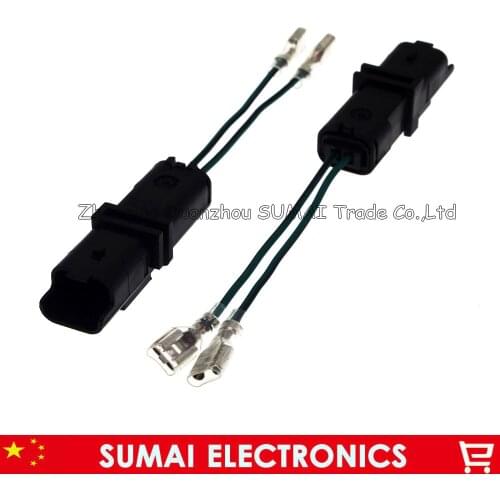 2Pin male horn connector,Auto speaker connector,horn plug,Car electrical modified for Elysee, Renault, Peugeot