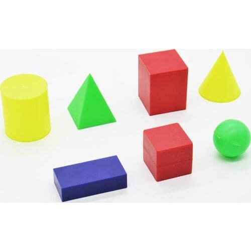 7 pcs/set Geometrical Model Mathematics Experimental Apparatus Educational Popularization of School Teaching Instrument