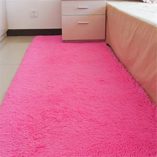80*200cm Carpet Sofa Mats Bedroom Decorating Floor Carpet Warm Colorful Living Room Floor Rugs Slip Resistant Mats Home Supplies