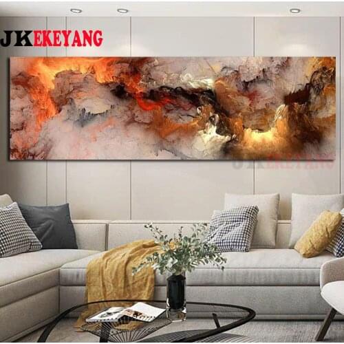 Large size 5d DIY Diamond Painting Abstract colored clouds Full Square/round Drill Cross Stitch Diamond Embroidery Y3971