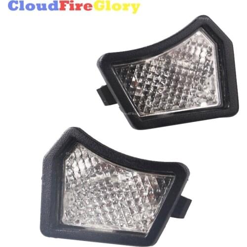 CloudFireGlory For VOLVO S60 2001-2009 S80 99-06 2Pcs Left & Right Side Wing Mirror Turn Signal Indicator Lens 31217838 31217839