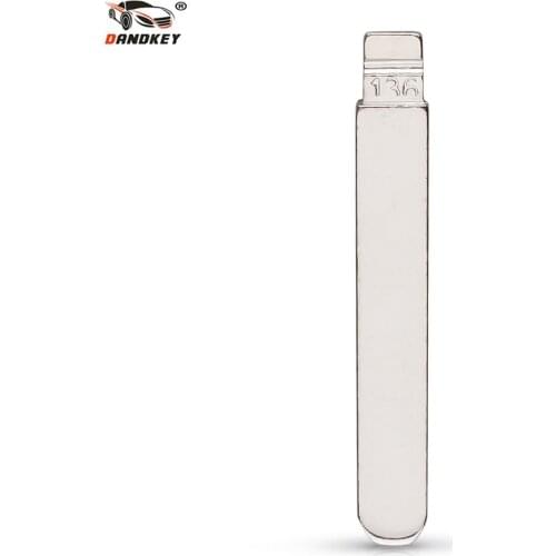 Dandkey Original Replacement Flip Remote Key Blade Car Key Blank For CHANA EADO Flip Remote Key 136# NO. 136