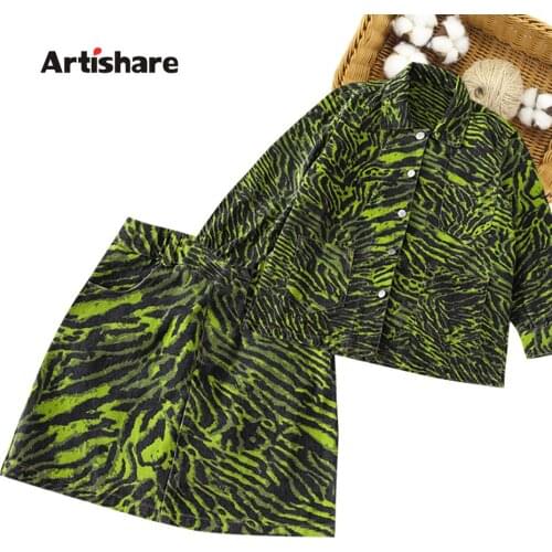 Kids Clothes Girls Striped Childrens Clothes For Girls Jacket + Skirt Outfits For Girls Casual Style Childrens Clothes Girl