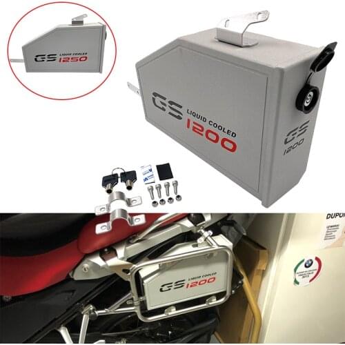 For BMW R1200GS R 1200 GS LC ADV Motorcycle Aluminum Waterproof Left Side Tool Box Case Bracket R1250GS GSA 1250 LC Adventure