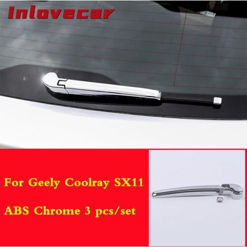 For Geely Coolray SX11 2018 2019 2020 exterior window rear wiper frame trim cover decoration Car Mouldings styling accessories