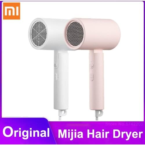 Original Xiaomi Mijia Portable Anion Hair Dryer Nanoe Water ion hair care Professinal Quick Dry 1600W Travel Foldable Hairdryer