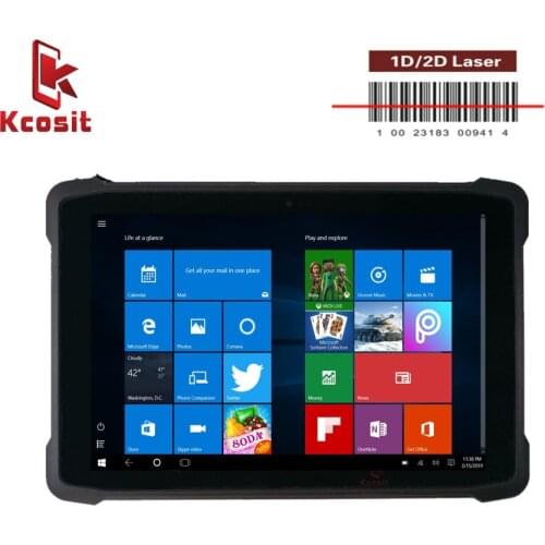 2021 Original K11F Windows 10 Tablet PC Waterproof Intel Z3735F 10.1" 2GB RAM 64GB ROM 4G LTE Handheld Terminal IP65 Ublox GPS