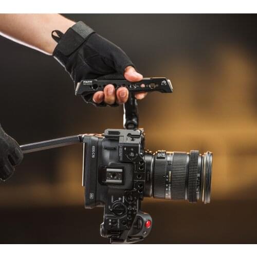 Tilta CANON C70 Camera Cage Accessory TA-T12-FCC-B for CANON C70 Camera Rig Kit 15mm Baseplate lens support top handle
