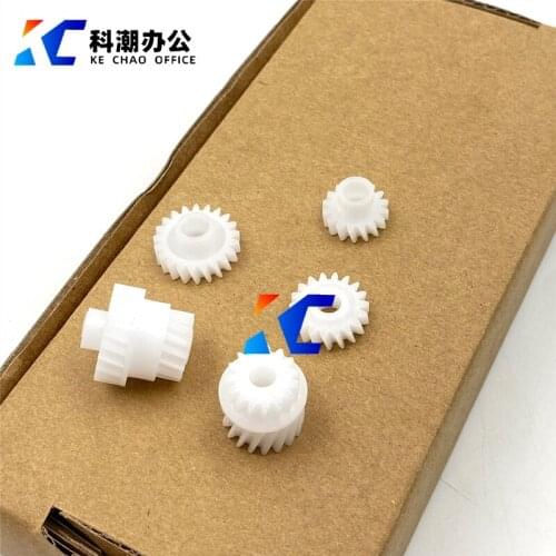 KECHAO 1set/5pcs developer Gear Compatible for Konica Minolta BH 164 184 6180 7718 7818 185 195 215 235 7719 7723 copier parts