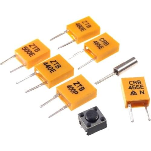 1000 Pcs Tactile Switch Ceramic Resonator 400 429 432 440 455 465 480 500 KHz 1.0 Mhz Crystal Resonator 3x8 32.768KHz Choose