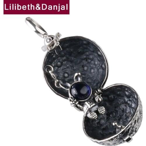 Moonlight Treasure Box 925 Sterling silver Necklace Pendant Moon Astronaut Fashion Jewelry Women Men 2021 Wholesale Items P04