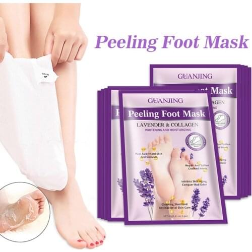SEVICH 40g Peeling Foot Mask Feet Exfoliating Foot Masks Remove Dead Skin Heels Pedicure Socks Exfoliation Scrub Feet Care