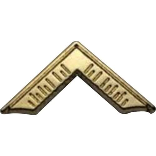 Masonic Lapel Pins Gold Sqaure Brooch Gifts Badges With Butterfly Clutch,12mm