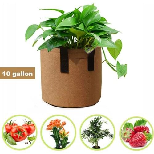 10 Gallon DIY Grow Planter Bag Greenhouse Outdoor Garden Vegetable Gardening Garden Pot Planting Grow Bag