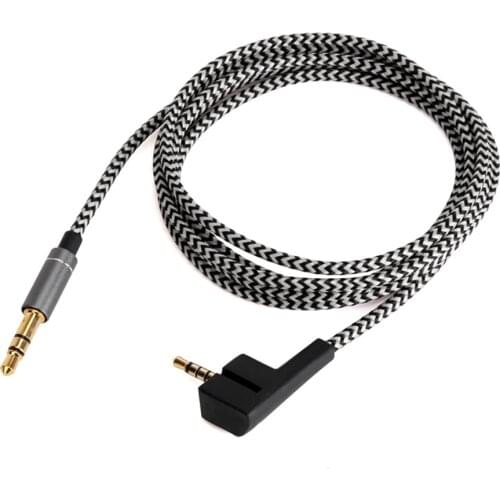 OFC Braided Replacement Cable Extension Cord Wire For Sennheiser HD438 HD439 HD461 HD461i HD461G HD471 HD471i HD471G Headphones