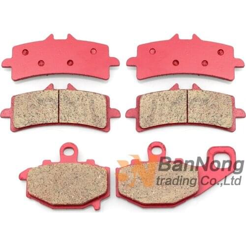 Motorcycle Front & Rear Brake Pads Brake Disks For Kawasaki Z1000 2017-2018