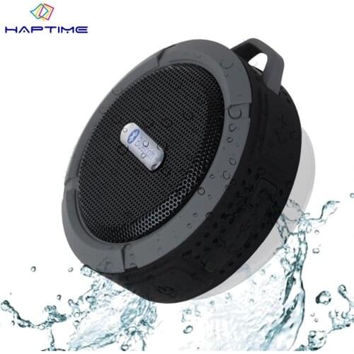 Mini Bluetooth Speaker Portable Stereo Wireless Speaker Waterproof Speaker Support SD Cards Suction Cup MP3 Music Player