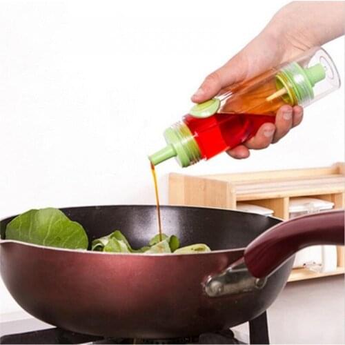 Cooking Kitchen Pastry Tools Food-grade PP Dispenser 2 In 1 Kitchen Tools Gadgets Cruet Olive Oil Sprayer Oil Spray Bottle