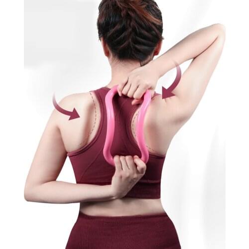 Workout Resistance Support Yoga Stretch Circle Fascia Massage Muscle Training Pilates Ring Home Women Fitness Equipment