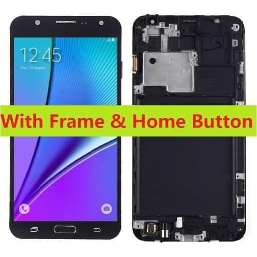 For Samsung Galaxy J7 2015 J700 SM J700F J700M J700G J700H J700F/DS LCD Display Touch Screen Digitizer + Frame + Adhesive + kits