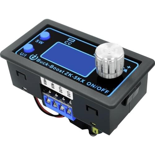ZK-5KX DC DC Buck Boost Converter CC CV 6-30V 5A 80W 5V 6V 12V 24V Power Module Adjustable Regulated laboratory power supply