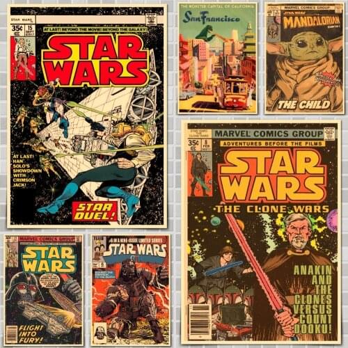 Star Wars The Bad Batch Movie Poster Wall Stickers For Home Room Bar Decor Art