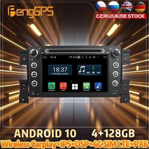 128G Android10 PX6 DSP For SUZUKI Vitara 2005 2011 Car DVD GPS Navigation Auto Radio Stereo Video Multifunction CarPlay HeadUnit