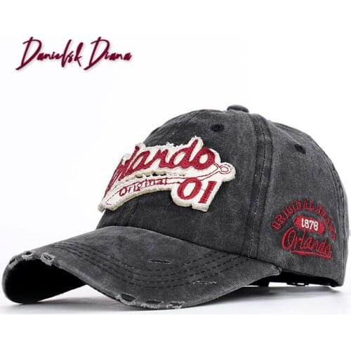 2020 Go Dad Hat Make Old Washed Baseball Caps Cotton Orlando Embroidered Alphabet Mens Duck Tongue Sold Quickly