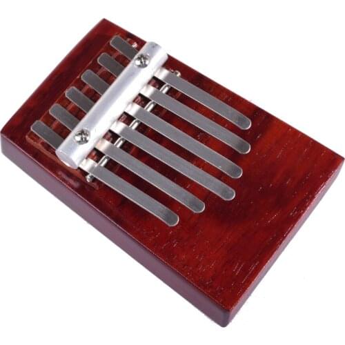 6 Note Rosewood Thumb Piano African Percussion Instruments Kalimba Kids Musical Toy Wood Finger Piano for Child Gift