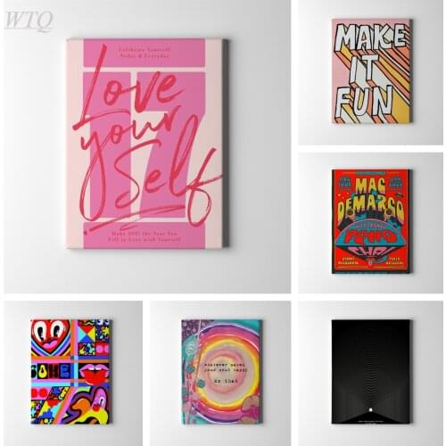 Text Poster Abstract Retro Poster Anime Posters Wall Poster Canvas Painting Wall Decor Posters Wall Art Picture Home Decoration