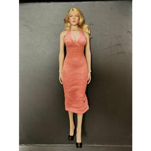 Custom 1:6 Accessory Orange womens dress Model for 12" PH TBLeagure Female Body