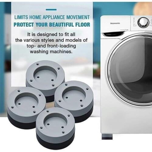 Anti Vibration Feet Pads Noise-reducing Table Creative Fashion PVC Universal Office Bed Fixed Refrigerator Non-slip Mats