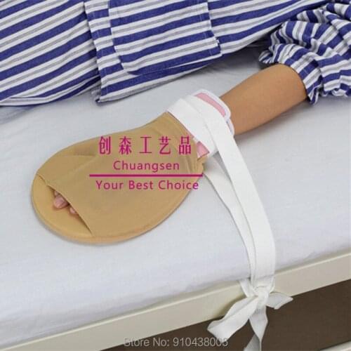 Free Shipping Constraint Gloves Stop Patient To Pull Out The Needle ,Health Care Elastic Cotton Gloves