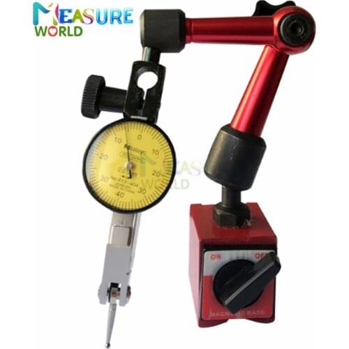 Digital Dial Indicator 0-12.7mm/0.5'' 0-25.4mm 0.01mm Mini Magnetic Base Holder Gauge Caliper Measuring Tools