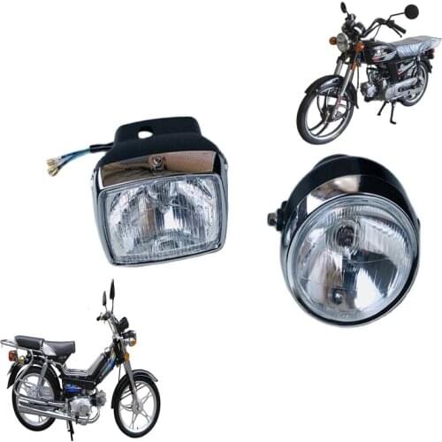 Motorcycle Headlight Lighting headlamps assembly For LF 70 JH48 JH70 70CC Honda JH 70 Custom Cafe Racer Motorbike Headlamp