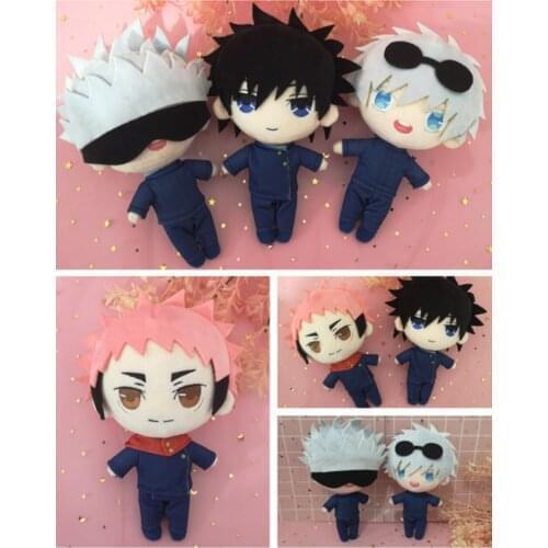 Jujutsu Kaisen Fushiguro Megumi Gojo Satoru Toge Inumaki Yuji Itadori 20CM Plush Doll Stuffed Toy Retail