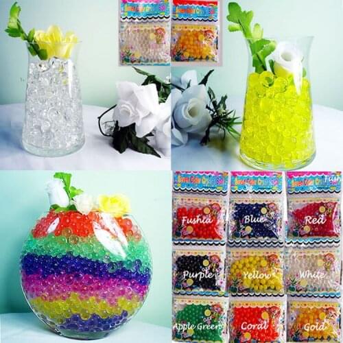 Crystal Mud Soilless Cultivation of Plants in sea baby Bagged Mixed Color Bubble Big Beads Absorbing Water Beads