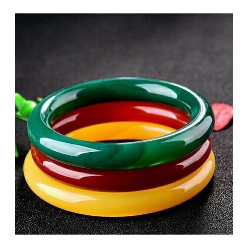 Round hetian jade Agate Chalcedony Bracelet Fashion Temperament Jewelry Gems Accessories Gifts Wholesale