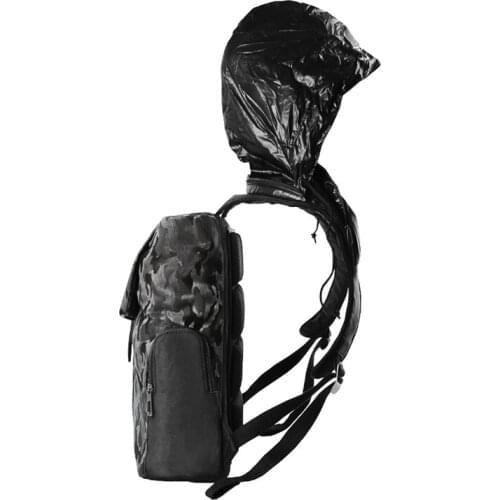 Individual Creativity Men Backpack with Hat 2020 New Camouflage Waterproof Travel Laptop Bag for Male High Capacity Pack