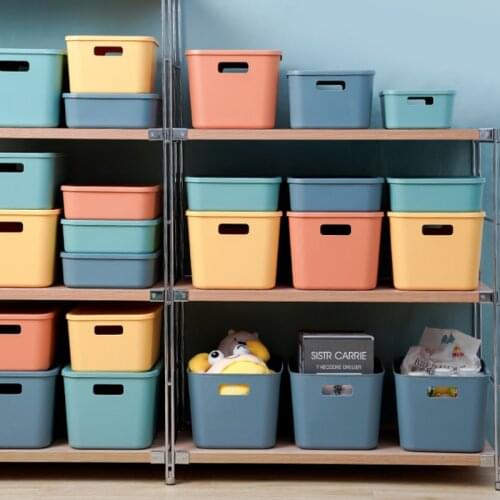 Desktop Storage Box Thickened Material Household Organizing Dormitory Kitchen Storage Box