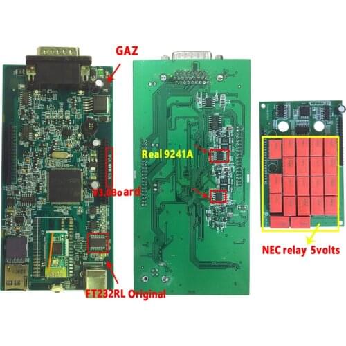 PCB 3.0 21 relays 9241 chip main board 8.0 9.0 PCB with Bluetooth for VD multidiag pro+ / MVD all seriel product obd2