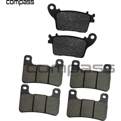 Motorcycle Front and Rear Brake Pads for Kawasaki ZX0R ZX-10R ZX 10R ZX1000 2011-2015 For Suzuki GSXR1000 2009-2011
