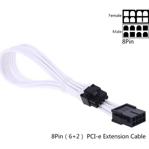Sleeve Extension Power Supply Cable 24-pin A TX 8-pin PCI-E 8pin CPU 6-pin 4-Pin