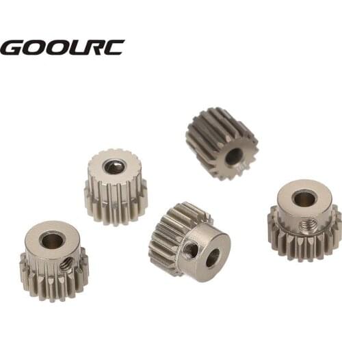 GoolRC 48DP 3.175mm 16T 17T 18T 19T 20T Pinion Motor Gear for 1/10 RC Car Brushed Brushless Motor