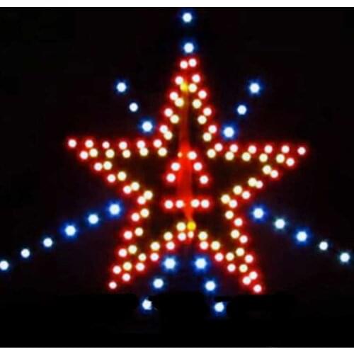 Fun ufo sky diamond Luminous kite umbrella pentastar led lights wind indicator beach kites cerf volant a led power kite buggy