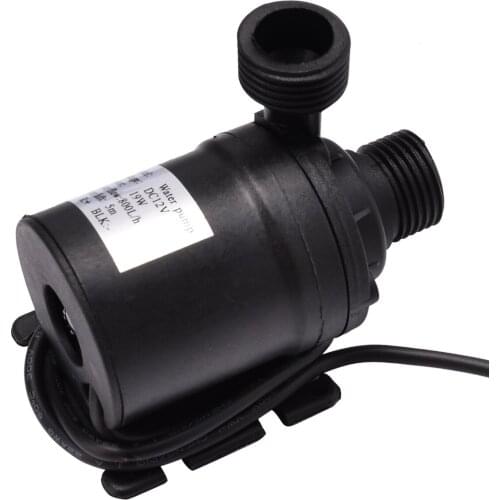Ultra Quiet Mini 5M 800L/H DC12VAB Brushless Motor Submersible Water Fountain Pump Filter Fish Pond Water Pumps
