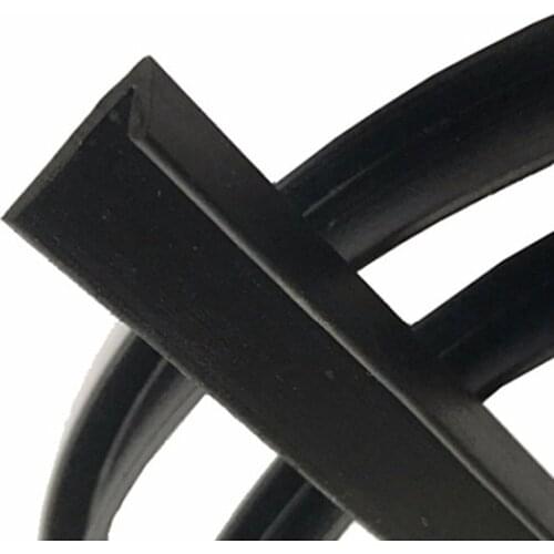 Black 2M Car Door Weatherstrip Car Door Casement Trim Edge Noise Weatherstrip Seal Strip Protection Strip Sealant Strip For Auto