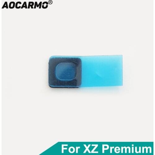 Aocarmo 5.0X4.5mm Top Bottom Microphone Mesh Grid Mic Waterproof Adhesive Membrane For Sony Xperia XZ Premium XZP G8142 G8141