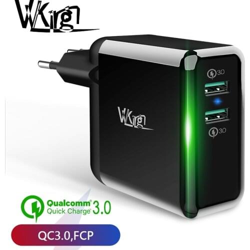 USB Charger 2 Port 36W Fast Charging For iPhone Samsung Galaxy s9 Xiaomi Huawei LG Phone Double QC3.0 Charger Quick Charge 3.0