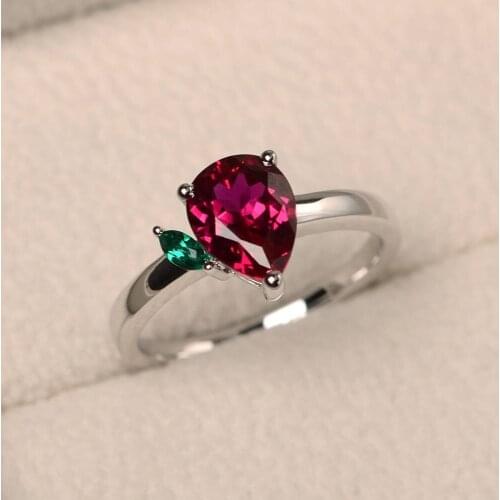 Clearance vintage heart Rings for women New trendy retro cubic Zirconia Ring classic copper Rings male female engagment ring